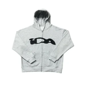 zip hoodie embroidered logo 0731
